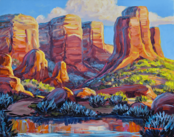 "Red Rock Reflection" by Larry Pirnie