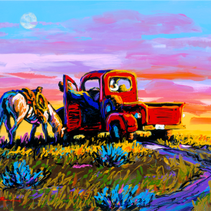 "Range Rendezvous" Print by Larry Pirnie