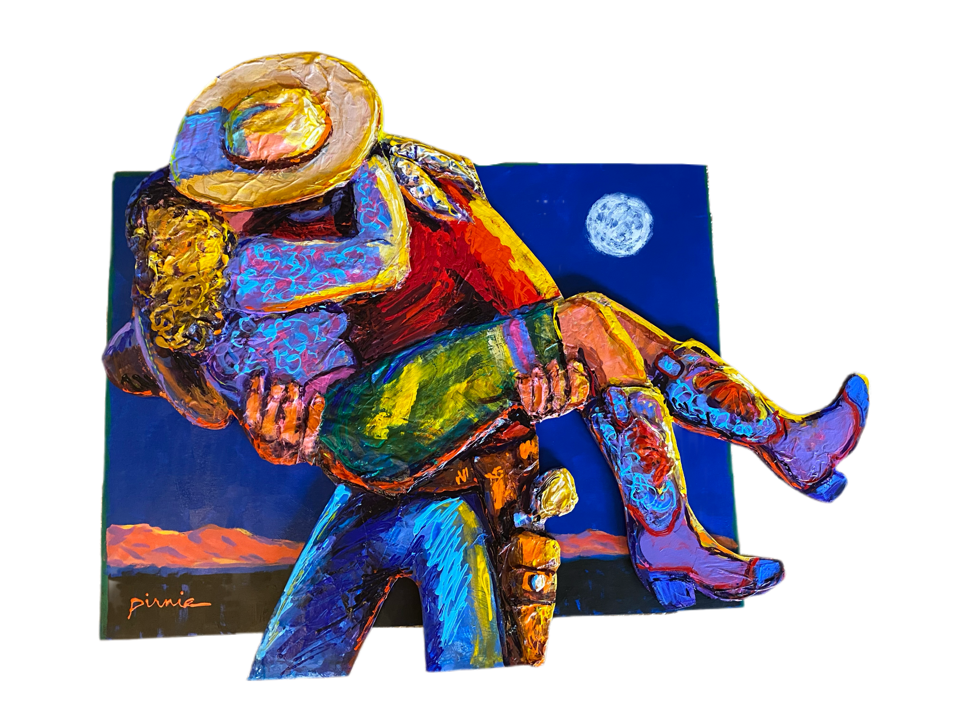 "He Carried Her To Her Horse" by Larry Pirnie