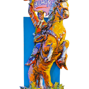 "Howdy" Cutout by Larry Pirnie
